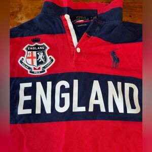 Polo Ralph Lauren. Size medium, red, Blue and and in great condition.